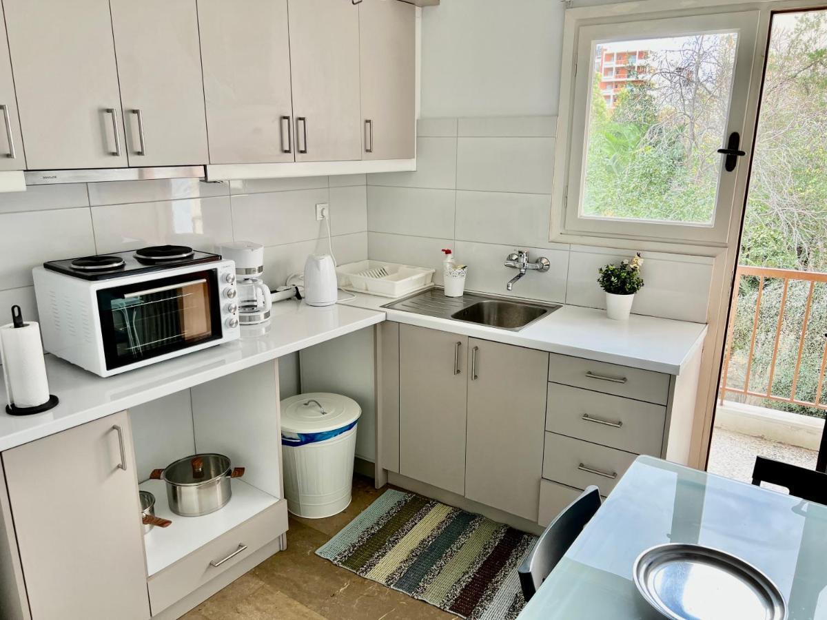 Agios Eleftherios Metro St. 2 Bedrms 4 Pers. Flat Athene Buitenkant foto